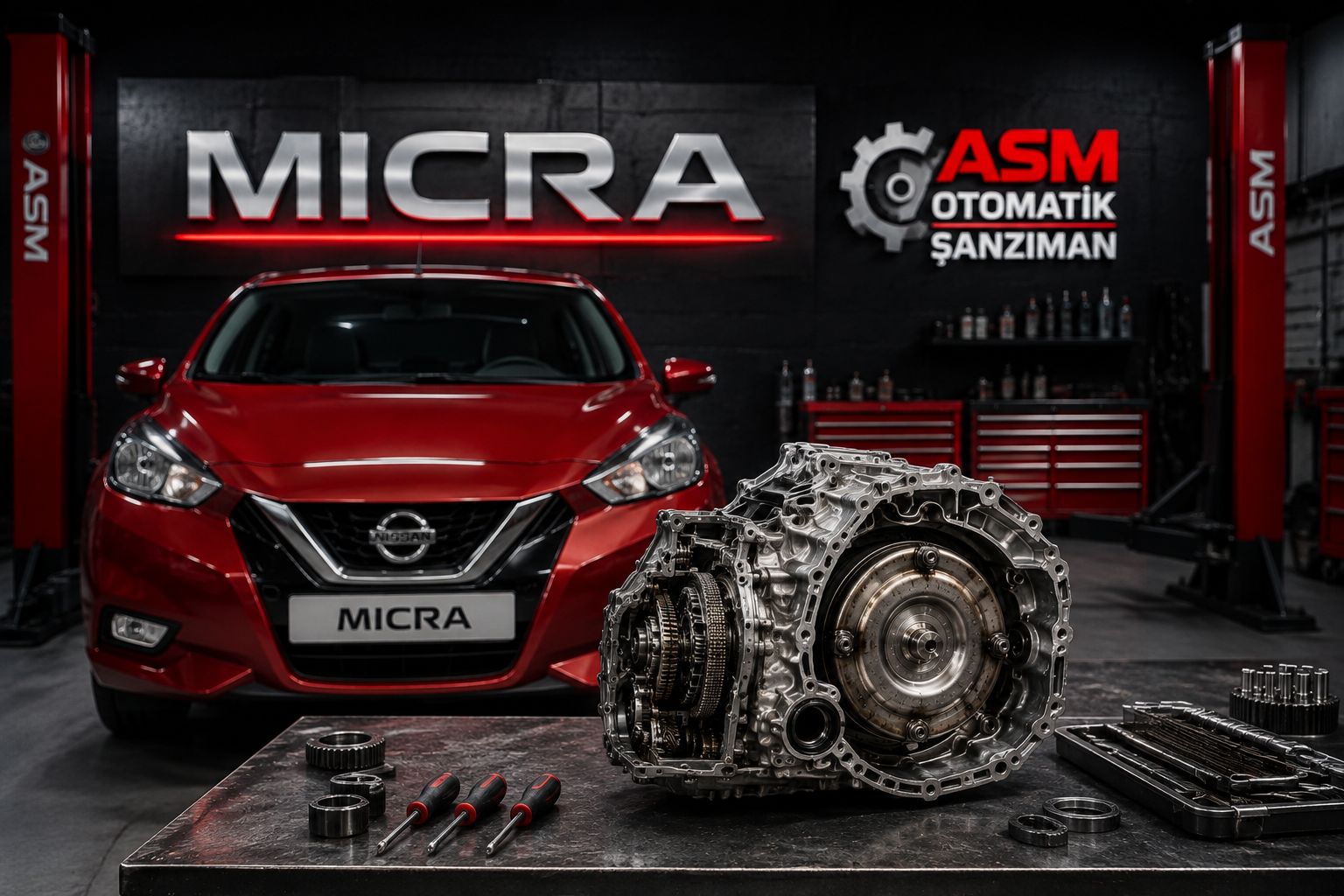 Nissan Micra CVT Otomatik Şanzıman Tamir Bakım Revizyon
