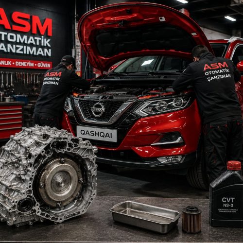 Nissan Qashqai 1.2 Benzinli CVT Otomatik Şanzıman Tamir Bakım Revizyon