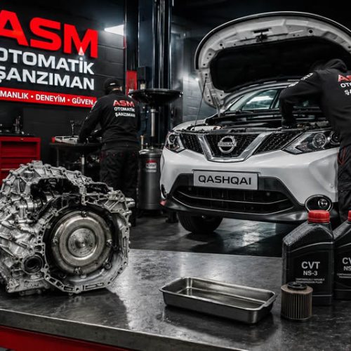 Nissan Qashqai 1.6 Dizel CVT Otomatik Şanzıman Tamir Bakım Revizyon